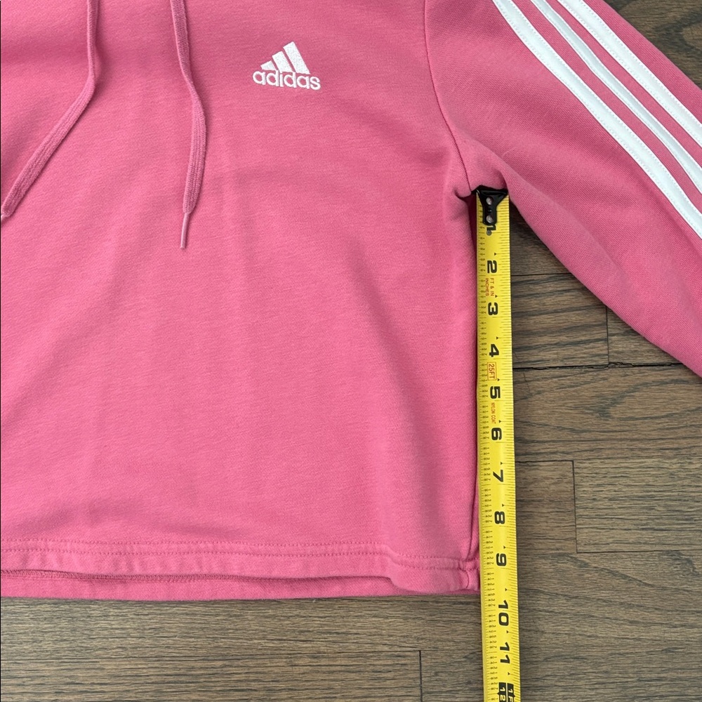 Adidas Pink Pullover with White Accents - Picture 11 of 11